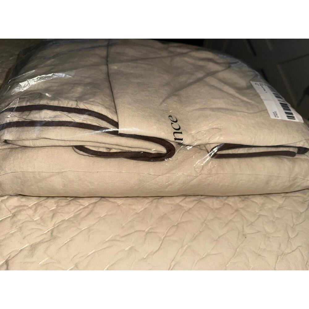Quince European Linen Duvet Cover Set – King / California King New. - Picture 4 of 6